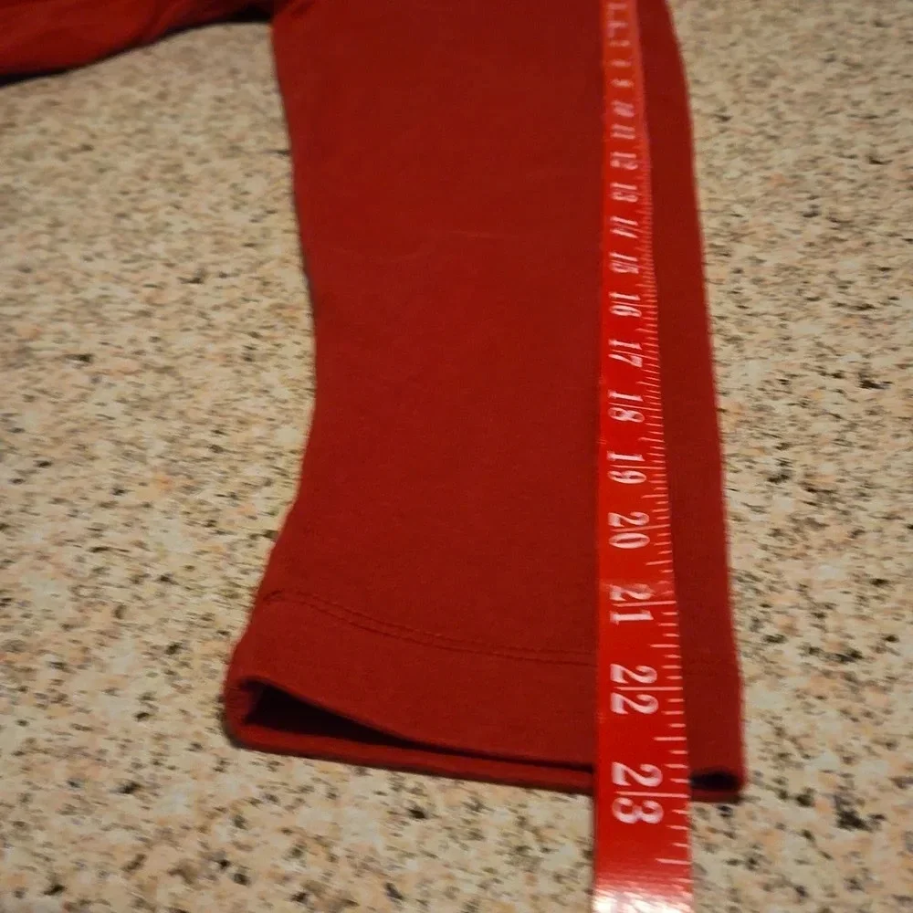 Covingington Deep Rose Pink with Neck edging Long Sleeve Tee Women Size 20/22W - Picture 7 of 8